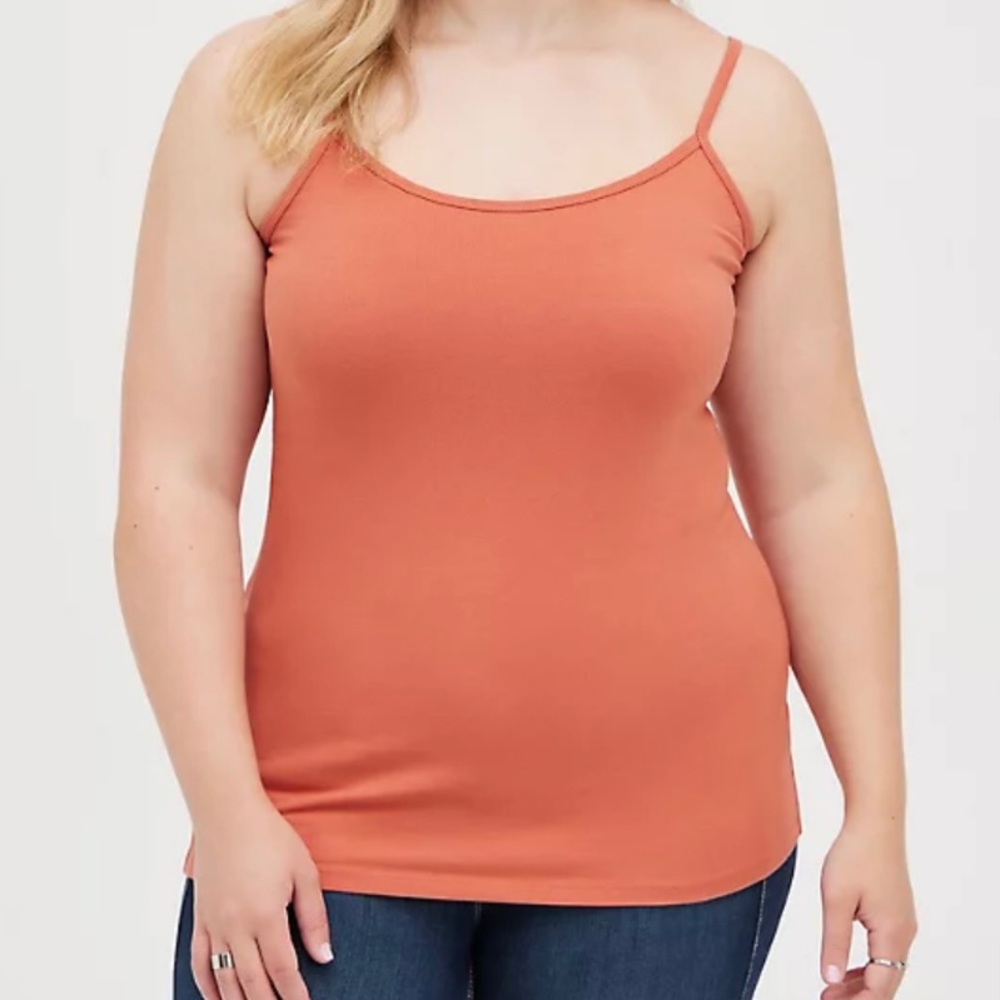 Torrid Women’s Rusty Brown Foxy Scoop Neck Cami Sizes 1X 2X 3X